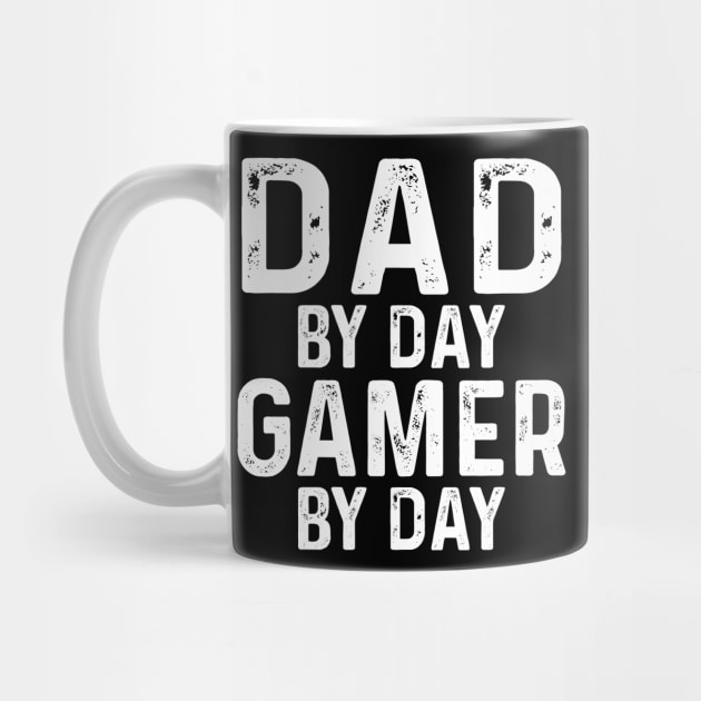 Gamer Dad Gifts, Gift for Gamer Dad Shirt, Dad by Day, Gamer by Night, Funny Gift for Dad from Wife, Fathers Day Gift, Birthday Gift for Dad by CoApparel